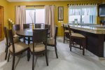 Dining and kitchen areas